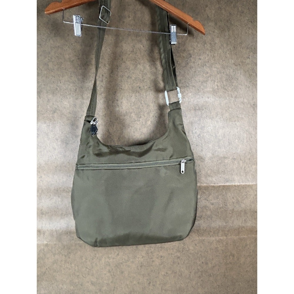 Travelon Anti-Theft Bag, Olive Green, Tan Interior, Great Condition - Picture 6 of 11
